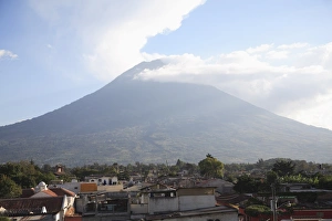 Vulcan Agua Prints: Volcano, Vulcan Agua, Antigua, Guatemala, Central America