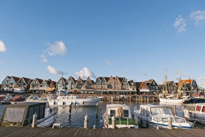 Volendam Prints: Volendam harbour, North Holland Province, The Netherlands (Holland), Europe