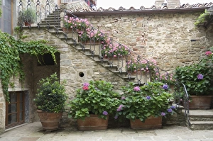 Chianti Prints: Volpaia, a hill village near Radda