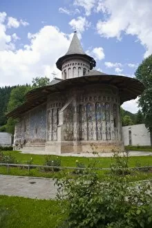 Images Dated 16th June 2009: Voronet Monastery, UNESCO World Heritage Site, Bucovina, Romania, Europe