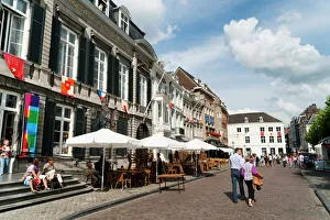 Squares Prints: Vrijthof Square, Mstricht, Limburg, The Netherlands, Europe