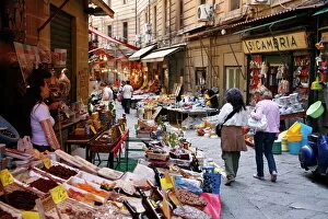 Shop Collection: Vucciria Market, Palermo, Sicily, Italy, Europe
