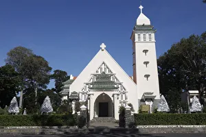 Bell Tower Prints: Vung Tau Catholic church, Vung Tau, Vietnam, Indochina, Southeast Asia, Asia