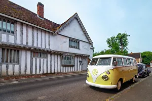 Suffolk Prints: VW Type 2 Split Screen Camper Van