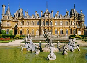 Manor Prints: Waddesdon Manor, Buckinghamshire, England, UK, Europe