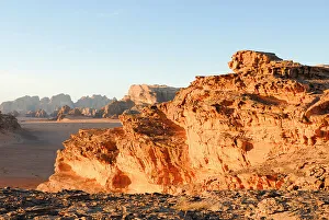 Historical Site Prints: Wadi Rum desert, Jordan, Middle East