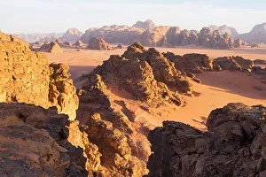 Historical Site Prints: Wadi Rum, UNESCO World Heritage Site, Jordan, Middle East