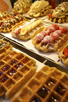 Images Dated 1st December 2008: Waffles, Brussels, Belgium, Europe