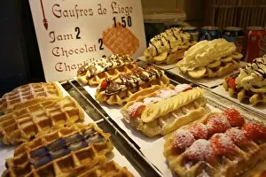 Waffles, Brussels, Belgium, Europe