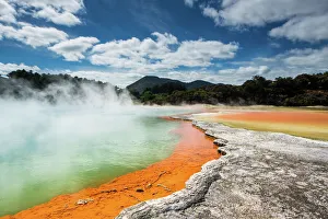 North Island Prints: Wai-O-Tapu, Rotorua, North Island, New Zealand, Pacific