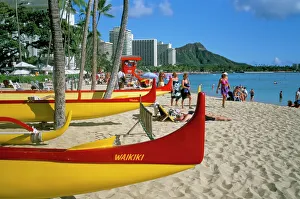 Tropics Prints: Waikiki Beach