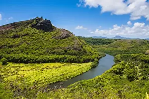 Kauai Prints: The Wailua River, Kauai, Hawaii, United States of America, Pacific