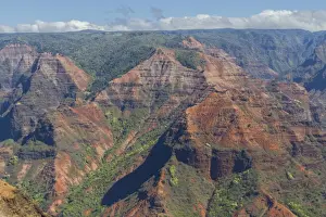 Rock Cliffs Prints: Waimea Canyon, Kauai, Hawaii, United States of America, Pacific