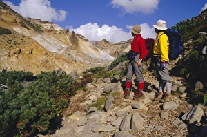 Leisure Time Prints: Walkers, Daisetzusan National Park