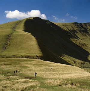 Hill Range Prints: Walkers and hills