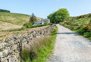 Green Hills Prints: Walking route track West Dart valley walk