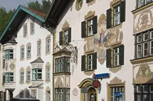 Images Dated 13th May 2009: Wall mural in Matrie de Brenner, Brenner Pass road, Austria, Europe