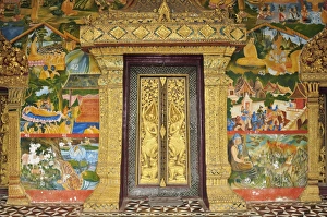 Stupa Prints: Wall painting of the life of Buddha