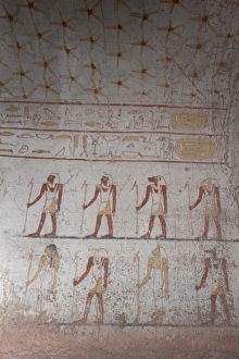 Wall paintings in the tomb of King Tanwetamani