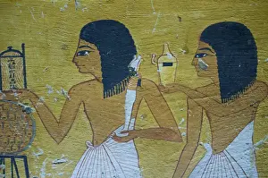 Traditionally Egyptian Prints: Wall paintings, Tombs of Nobles