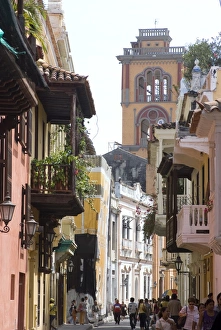 Images Dated 9th February 2009: The Walled City (Ciudad Amurallada), UNESCO World Heritage Site, Cartagena