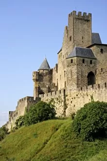 Images Dated 19th May 2009: Walled and turreted fortress of La Cite, Carcassonne, UNESCO World Heritage Site