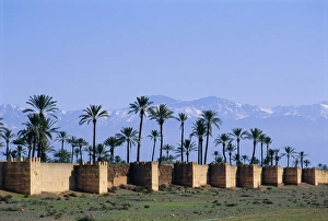 High Atlas Prints: The walls of Marrakech (Marrakesh)