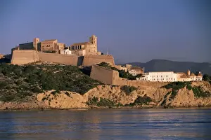 Outlook Prints: The walls and old centre of Ibiza town (d Alt Villa) (Alta Vila)