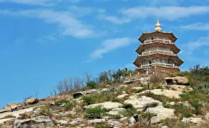 Trading Prints: Wanshou Pagoda at Baogai Shan, Shishi City, Fujian, China