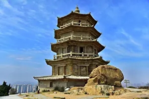 Mountainous Prints: Wanshou Pagoda at Baogai Shan, Shishi City, Fujian, China