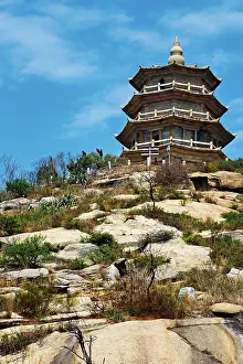 Mountainous Prints: Wanshou Pagoda at Baogai Shan, Shishi City, Fujian, China