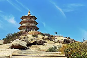 Trading Prints: Wanshou Pagoda at Baogai Shan, Shishi City, Fujian, China