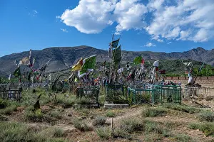Soldiers Prints: War Cemetery in Bamyian reflects memories of soldiers in Afghanistan among mountains and wind