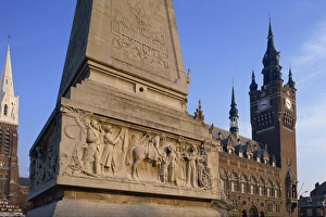 War Memorials Prints: War Memorial, Armentieres, Nord Pas de Calais, France, Europe
