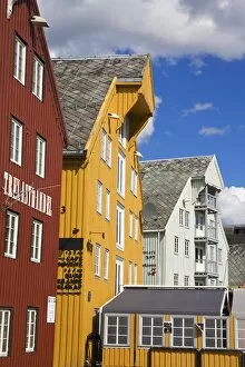 Images Dated 21st July 2008: Warehouses on Skansen Dockks, Tromso City, Troms County, Norway, Scandinavia, Europe