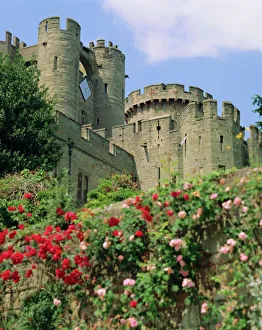 Blooming Prints: Warwick Castle, Warwick, Warwickshire, England, UK, Europe