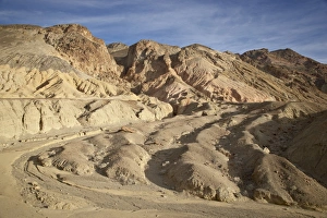 Images Dated 11th December 2008: Wash near Artists Palette on Artist Drive, Death Valley National Park
