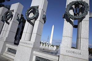 War Memorial Prints: The Washington Monument, Washington D. C, United States of America, North America