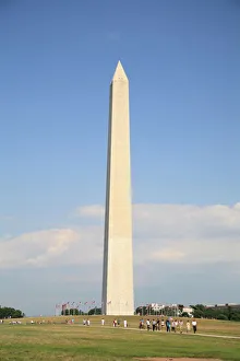 Side Walk Prints: Washington Monument, Washington D. C. United States of America, North America