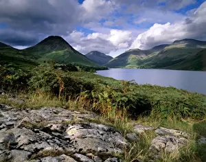 Wast Water Prints: Wast Water and Yewbarrow, 627m, Lake District National Park, Cumbria, England