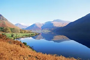 Fall Prints: Wastwater, Lake District National Park, Cumbria, England, United Kingdom, Europe