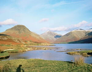 Images Dated 28th July 2008: Wastwater with Wasdale Head and Great Gable, Lake District National Park