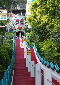Kanchanaburi Prints: Wat Ban Tham (The Dragon temple), Kanchanaburi, Thailand, Southeast Asia, Asia