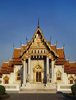Steps And Staircase Prints: Wat Benchamabophit Dusitwanaram, Bangkok, Thailand