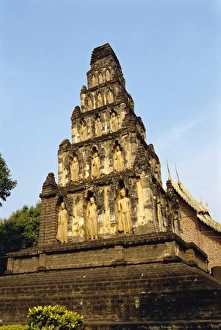 Chiang Mai Prints: Wat Chamaderi Temple