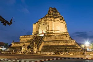 Wat Chedi Luang, Chiang Mai, Northern Thailand, Thailand, Southeast Asia, Asia