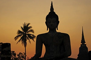 Wat Mahatat, Sukhothai Historical Park, UNESCO World Heritage Site, Sukhothai, Thailand, Southeast Asia, Asia