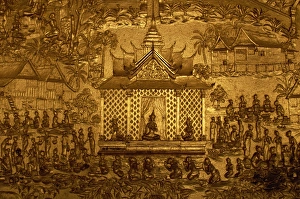 Wats Prints: Wat Mai, Luang Prabang, Laos, Indochina, Southeast Asia, Asia