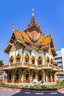Northern Thailand Prints: Wat Phan On temple complex, Chiang Mai, Northern Thailand, Thailand, Southeast Asia, Asia