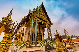 Koh Samui Prints: Wat Plai Laem Temple, Koh Samui, Thailand, Southeast Asia, Asia